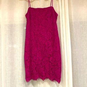 elegant magenta formal dress ✨